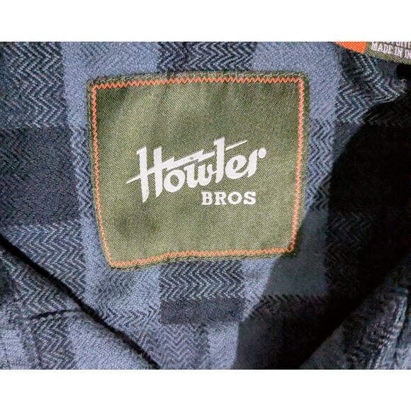 Howler Bros Flannel Shirt Mens Size Small - Picture 6 of 7